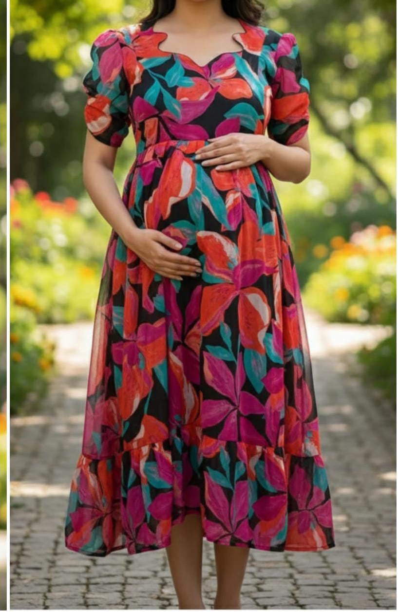 Georgette 2-Tier Feeding Frock - Image 5