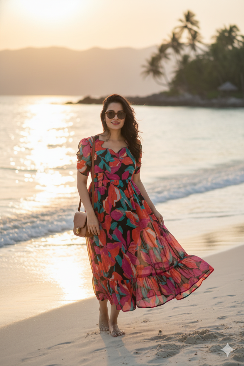 Georgette 2-Tier Feeding Frock - Image 3