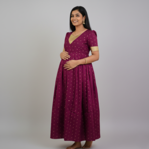 Traditional Silk Feeding Dress