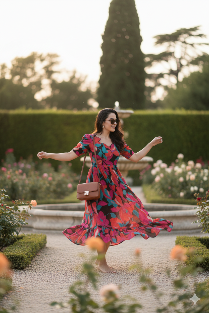 Georgette 2-Tier Feeding Frock - Image 4