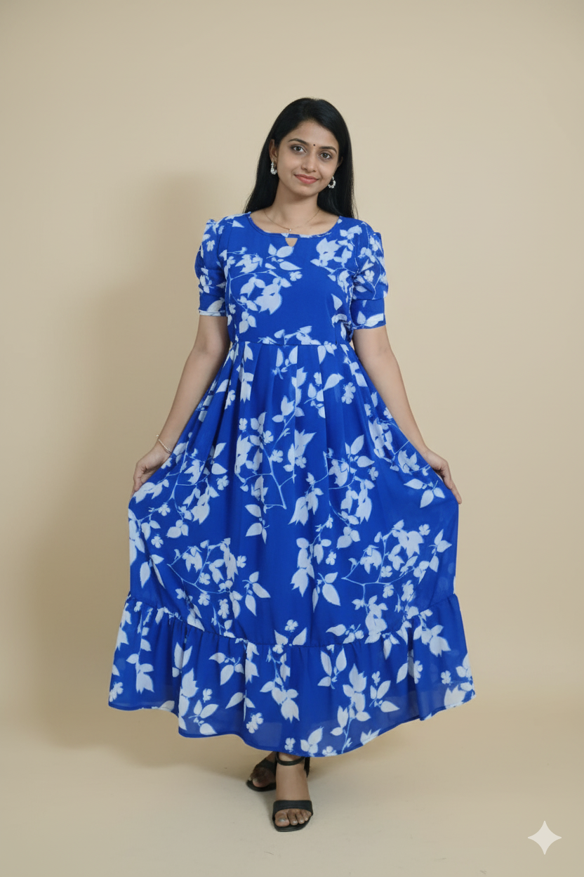 Georgette 2-Tier Feeding Frock - Image 4