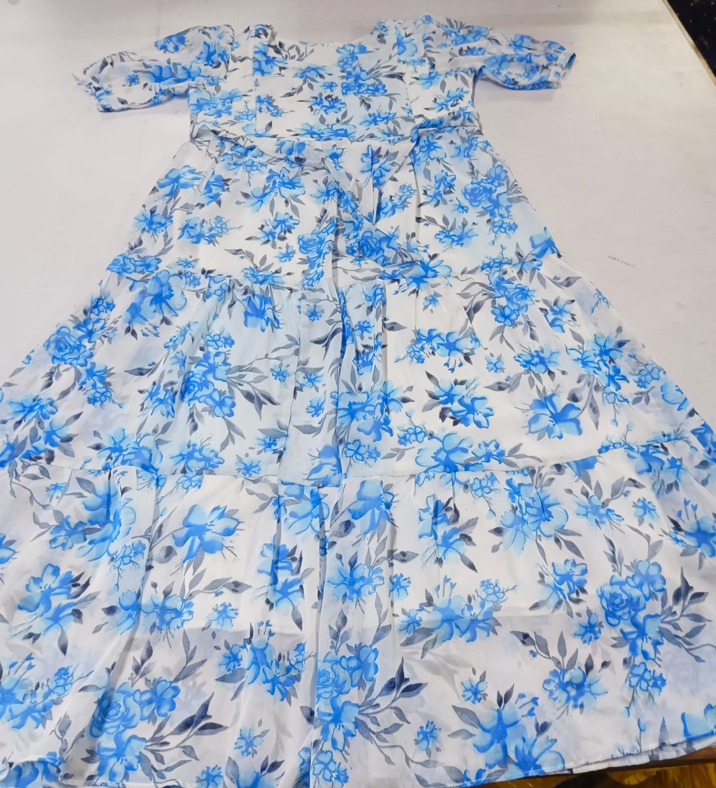 Premium Georgette 3-Tier Feeding Maxi - Image 4