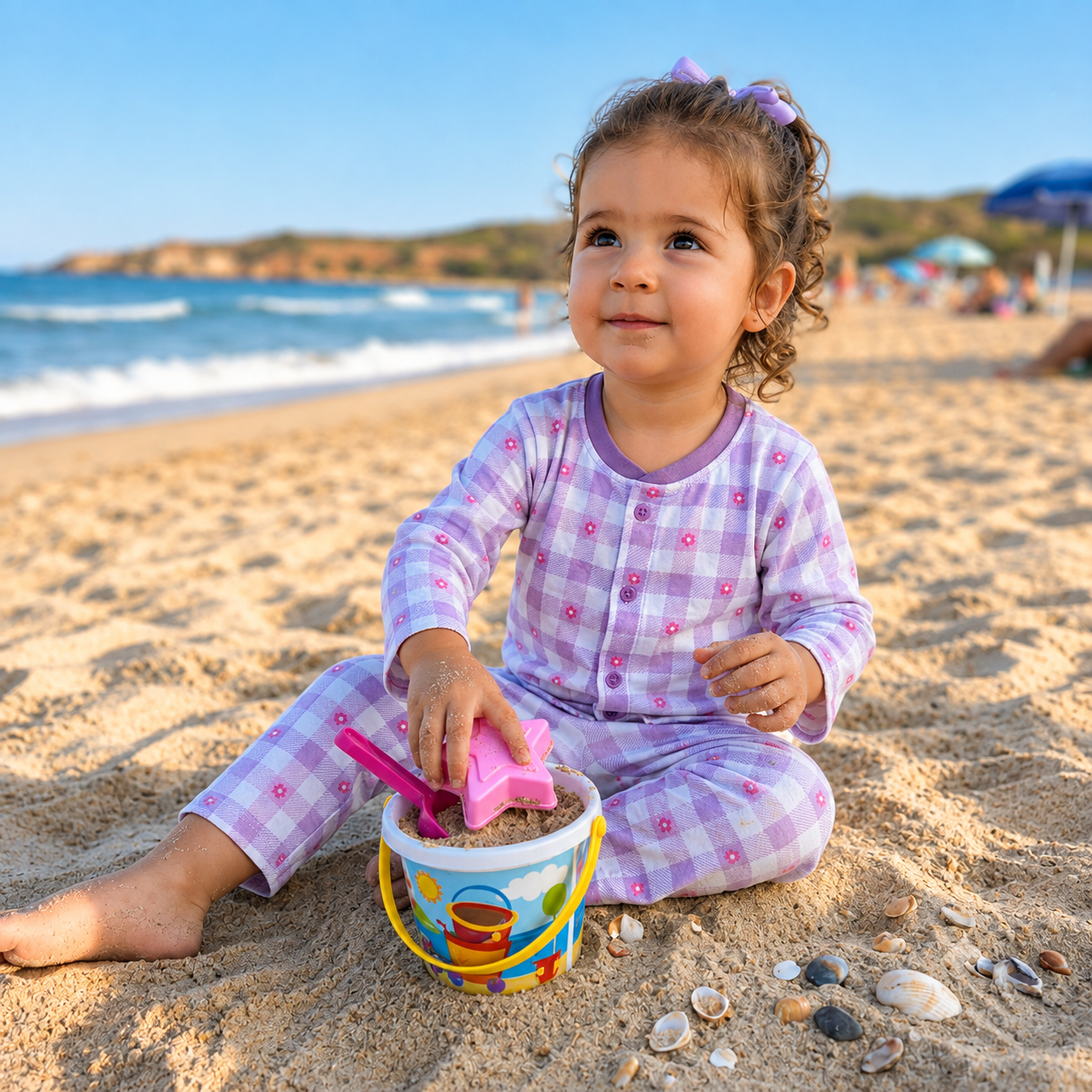 Fine Cotton Full Sleeve Button Open T-Shirt & Pant Co-Ord Set for Kids - Image 16